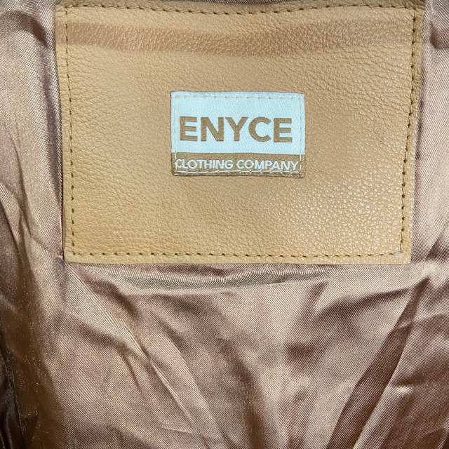 『送料無料』ENYCE エニーチェ レザージャケット 3XL ビッグサイズ ハンドステッチ
