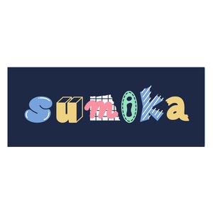 sumika / スクラップロゴタオル