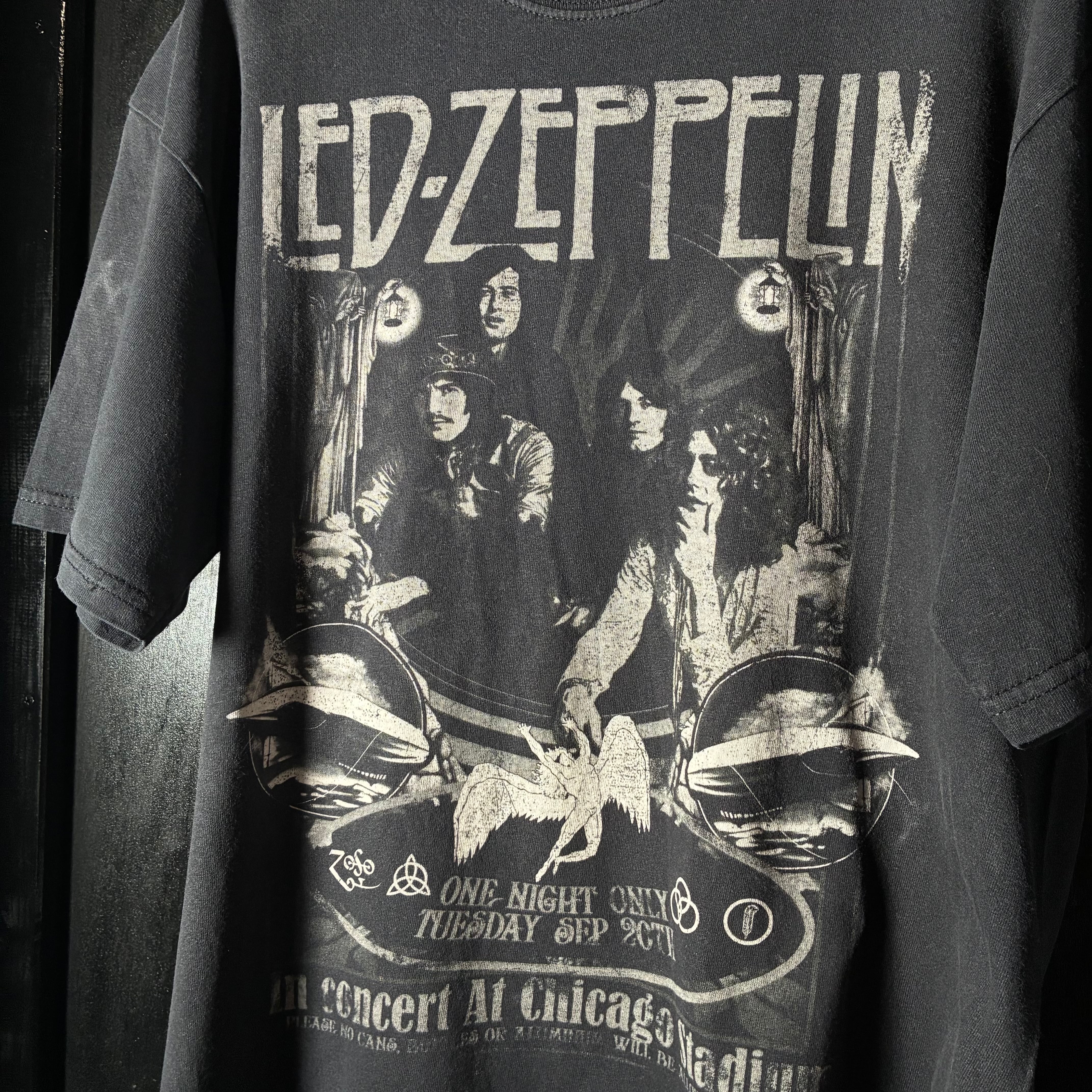 00s Hanes LED ZEPPELIN バンドTシャツ 黒 M | 古着屋 the moon