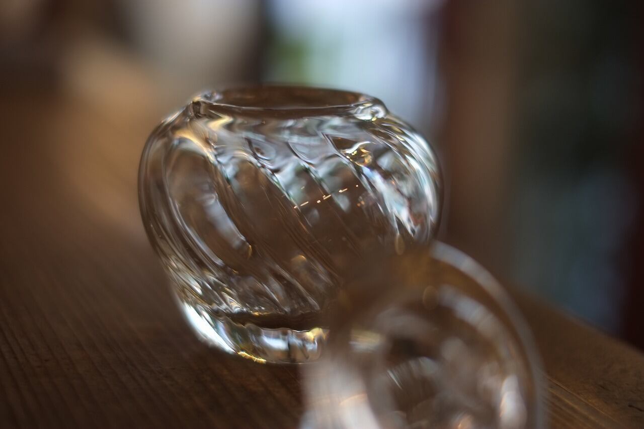 倉敷ガラス・小谷栄次】◇◇◇ふたもの◇◇透明◇◇◇ | 民芸ペチカ