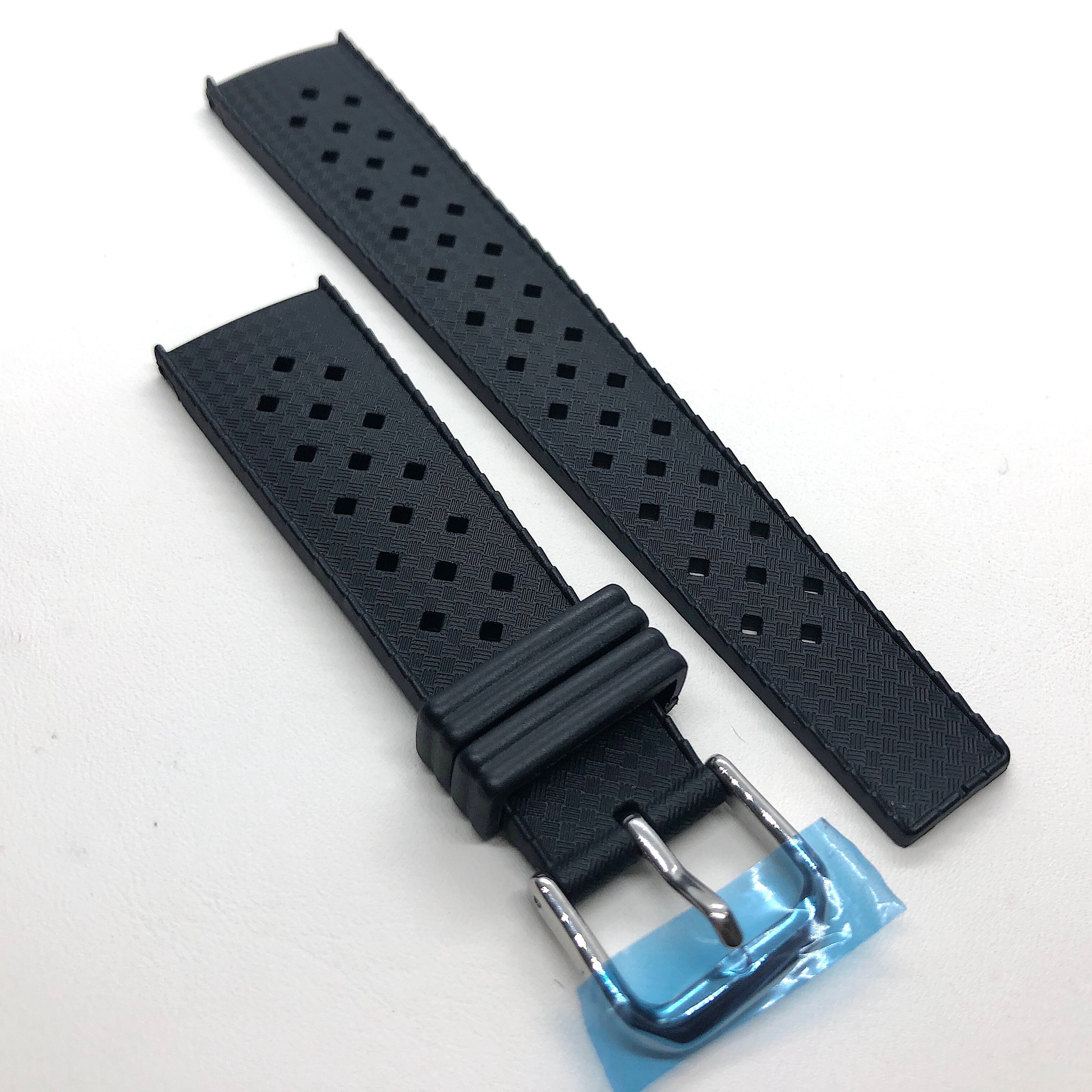 ヴィンテージ トロピカルスタイル2.0 TPU 復刻ラバーベルト ブラック