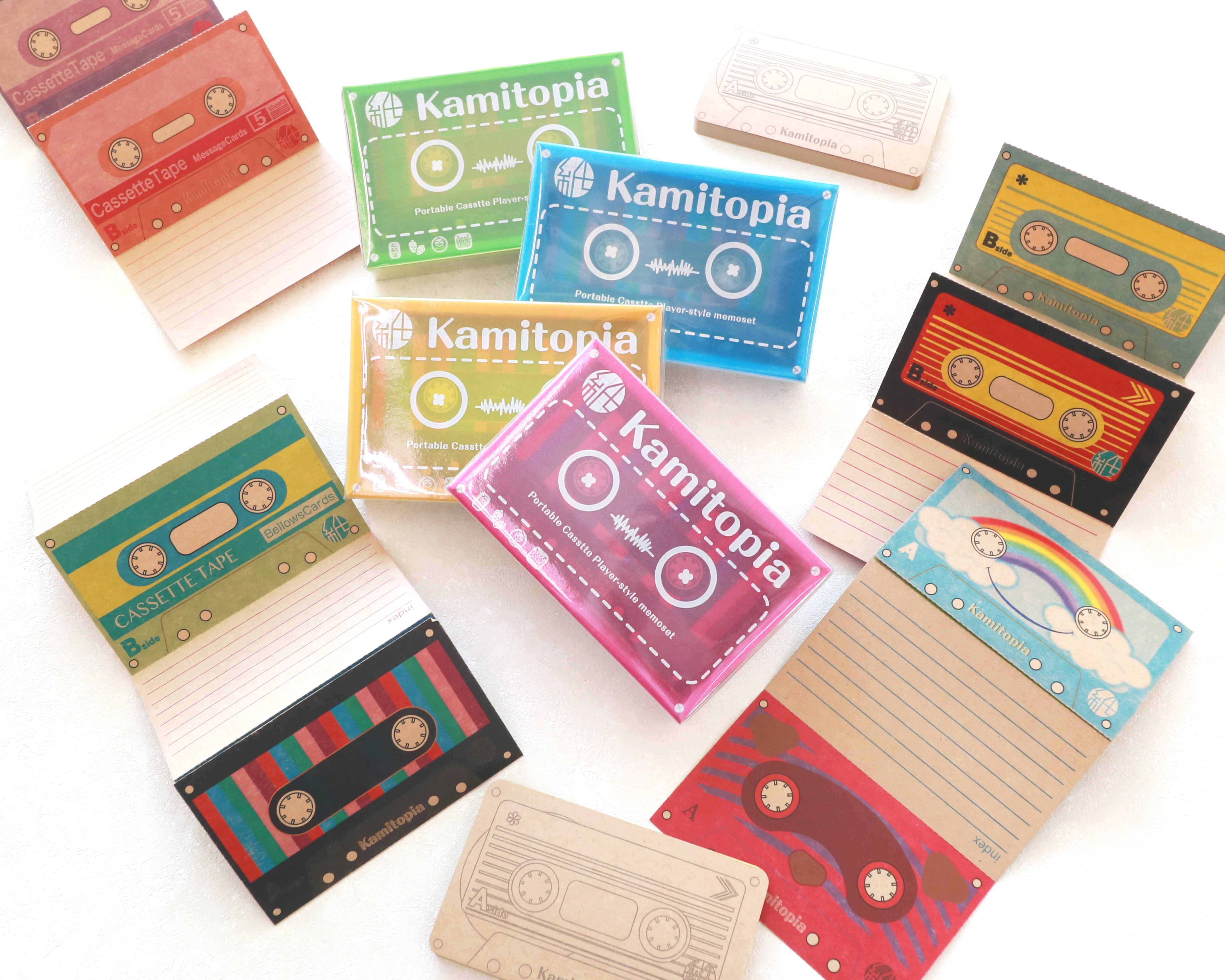 カセットテープメモセット【全4パターン】 | kamitopia