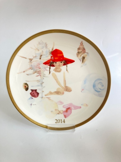 【イヤーズプレート】いわさきちひろ 2014年 ナルミ