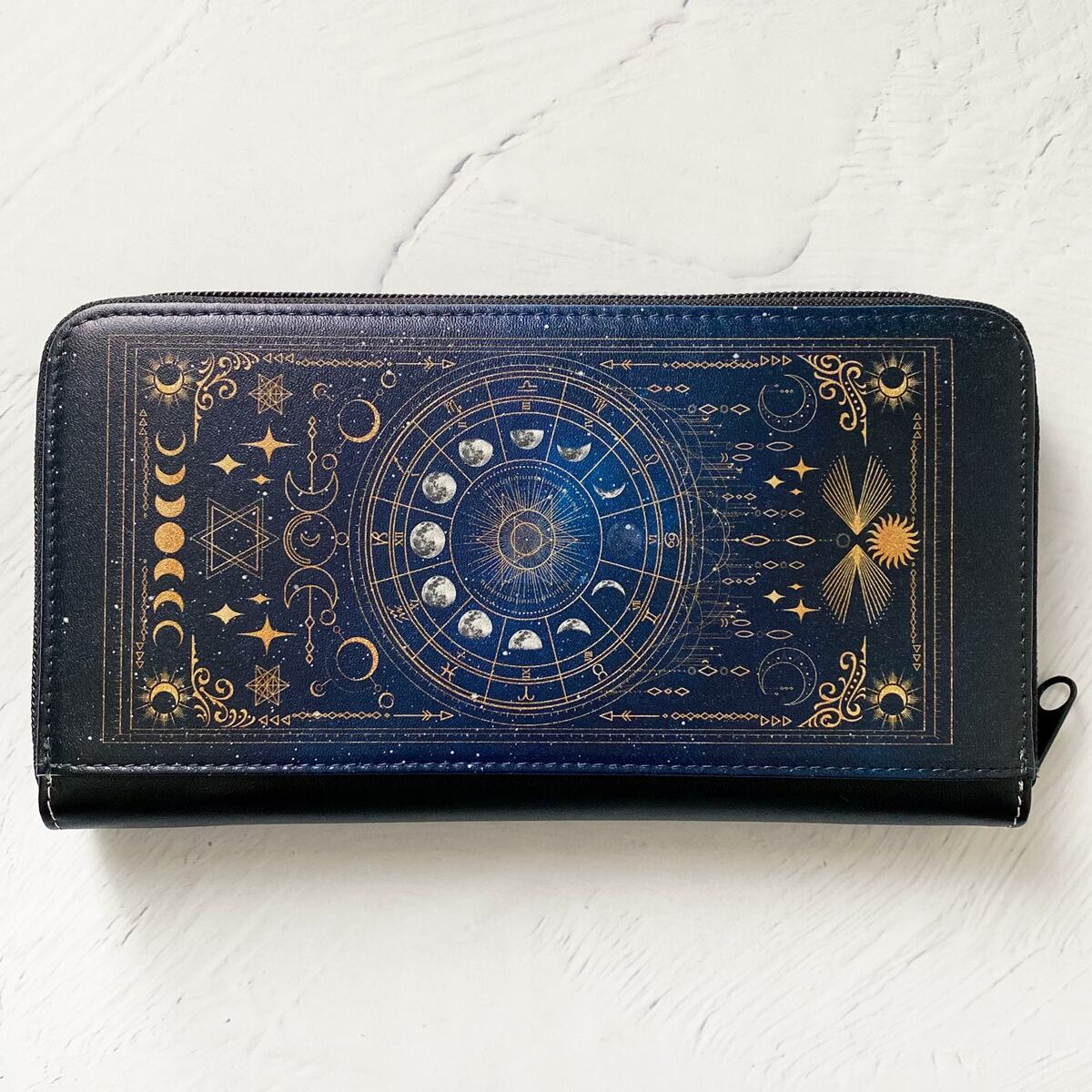 月の満ち欠け 12星座 長財布 Lala Clover