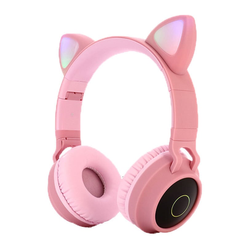 かわいい猫耳のbluetooth 5.0ヘッドセット（ピンク） | fukuwe