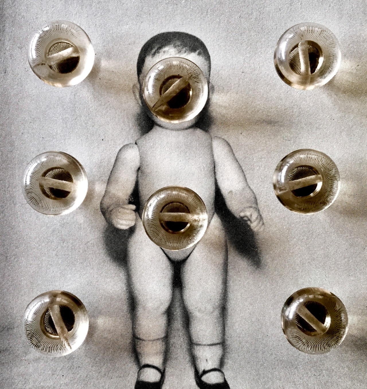 フランス 50s 満足の雨雲とルーサイトボタン 8p ヴィンテージ