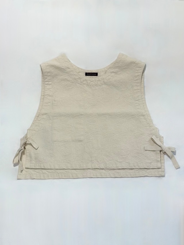 NAPRON・PULLOVER BIB APRON・IVORY　NP-AP54