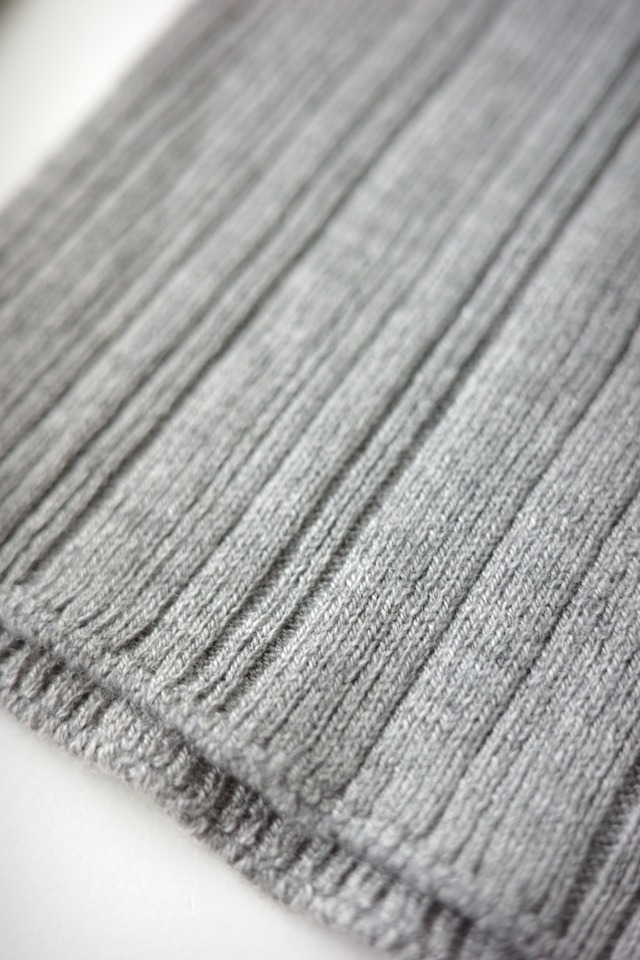 (即納) ounce / Boatneck rib holga knit