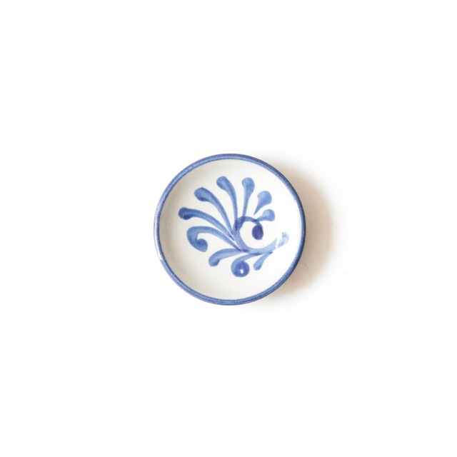 【食器】赤絵デイゴ　鉢3寸