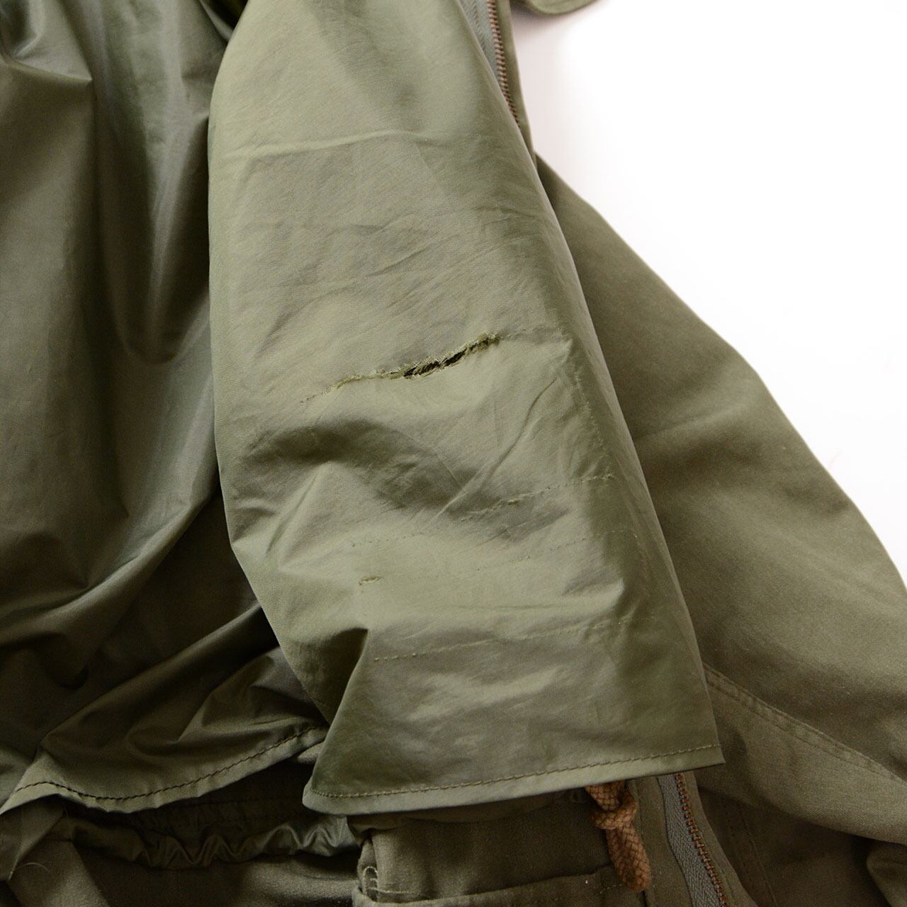 7インチシングル 非売品/稀少ジャケット 企画 興源会/陸軍歩兵896部隊 陸上自衛隊 作業外被 OD｜桜ジップ・フード収納型・1990s