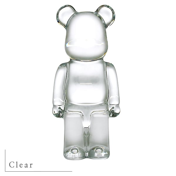 New BACCARAT バカラ ベアブリック BE@RBRICK リフレクションズ クリア
