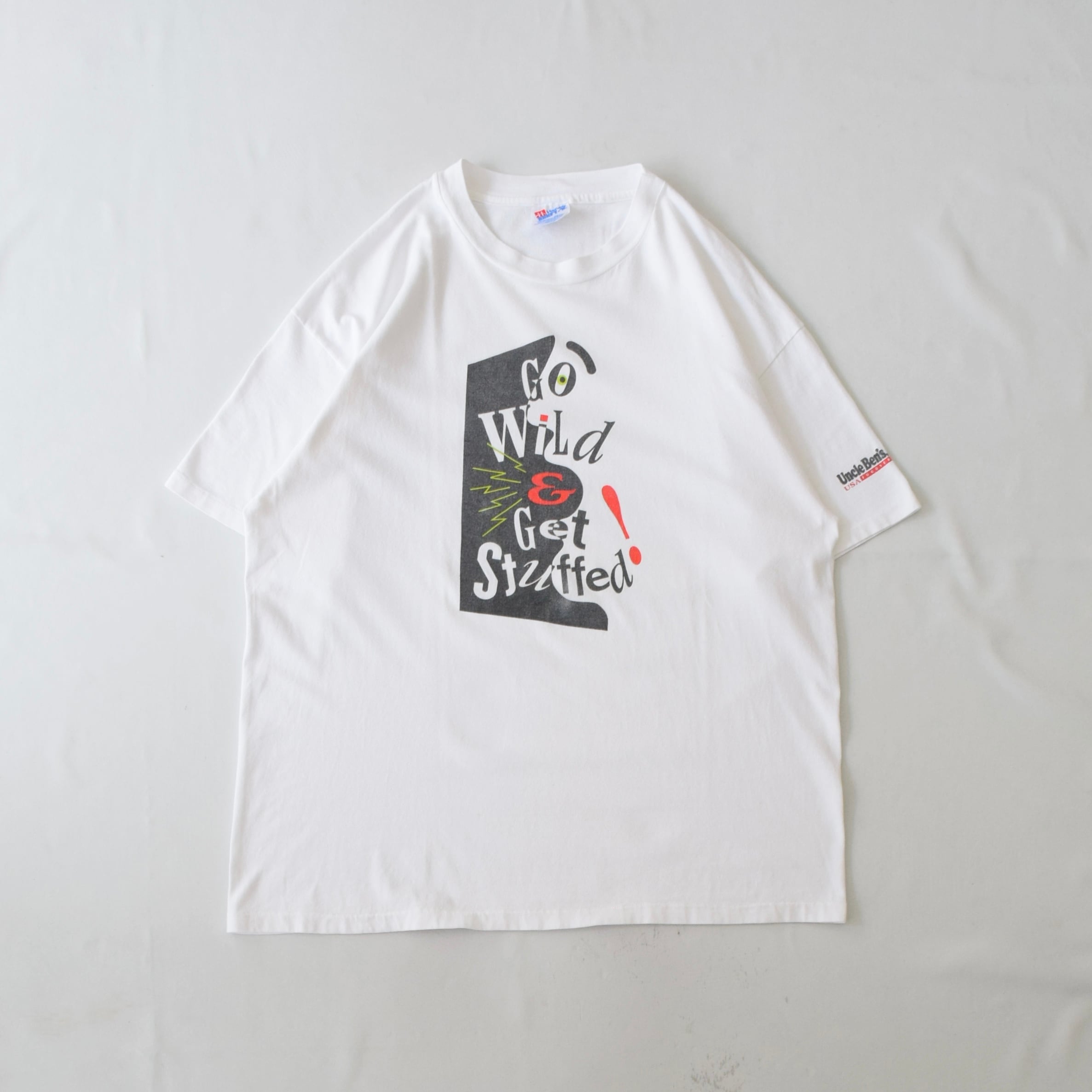 80〜90's 浮世絵 Tシャツ 日本画 メンズ XL ホワイト アートTシャツ