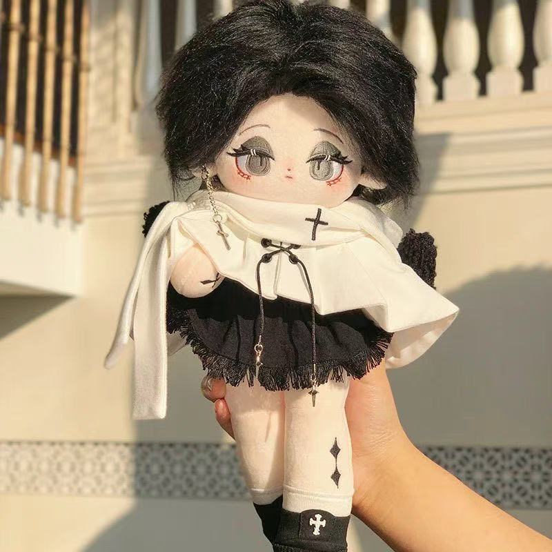20cm/25cm/30cmぬいぐるみ用 トップス+フードケープ+スカート+マフラー