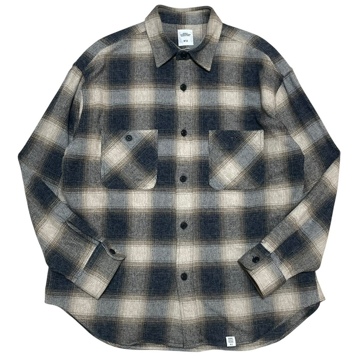 濃紺 orslow Loose Fit Denim Coat 襟コーデュロイ デニム ロング