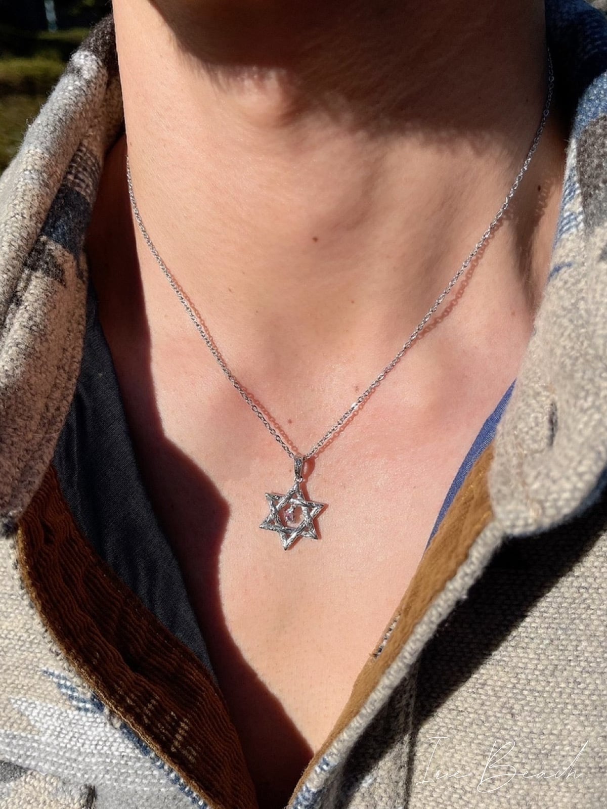 Hexagram moon necklace | IRIEBEACH