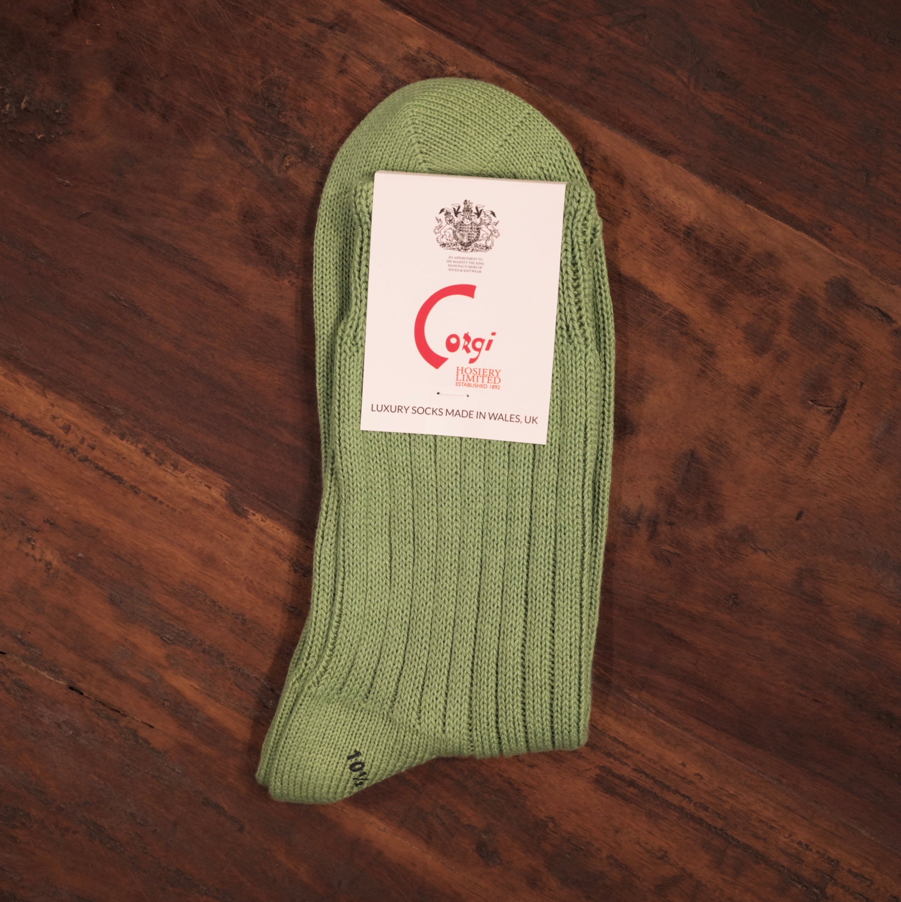 Corgi(コーギー) "Men's Soft Cotton Short Socks" -MINT-