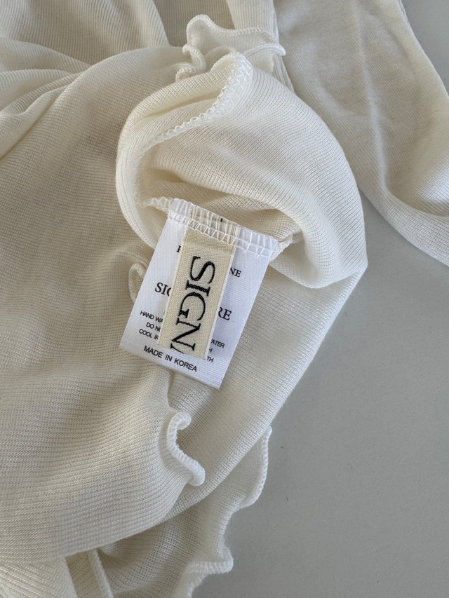 (予約) signature / Manilia pola tee 4color