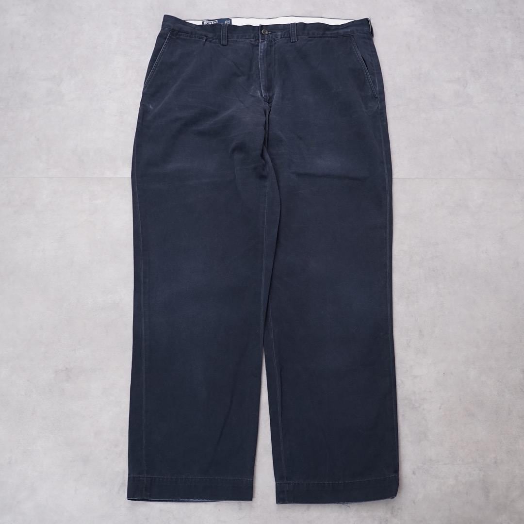 ポロバイ ラルフローレン W38 ポロチノ ポニー 刺繍 紺 ボトム 14924