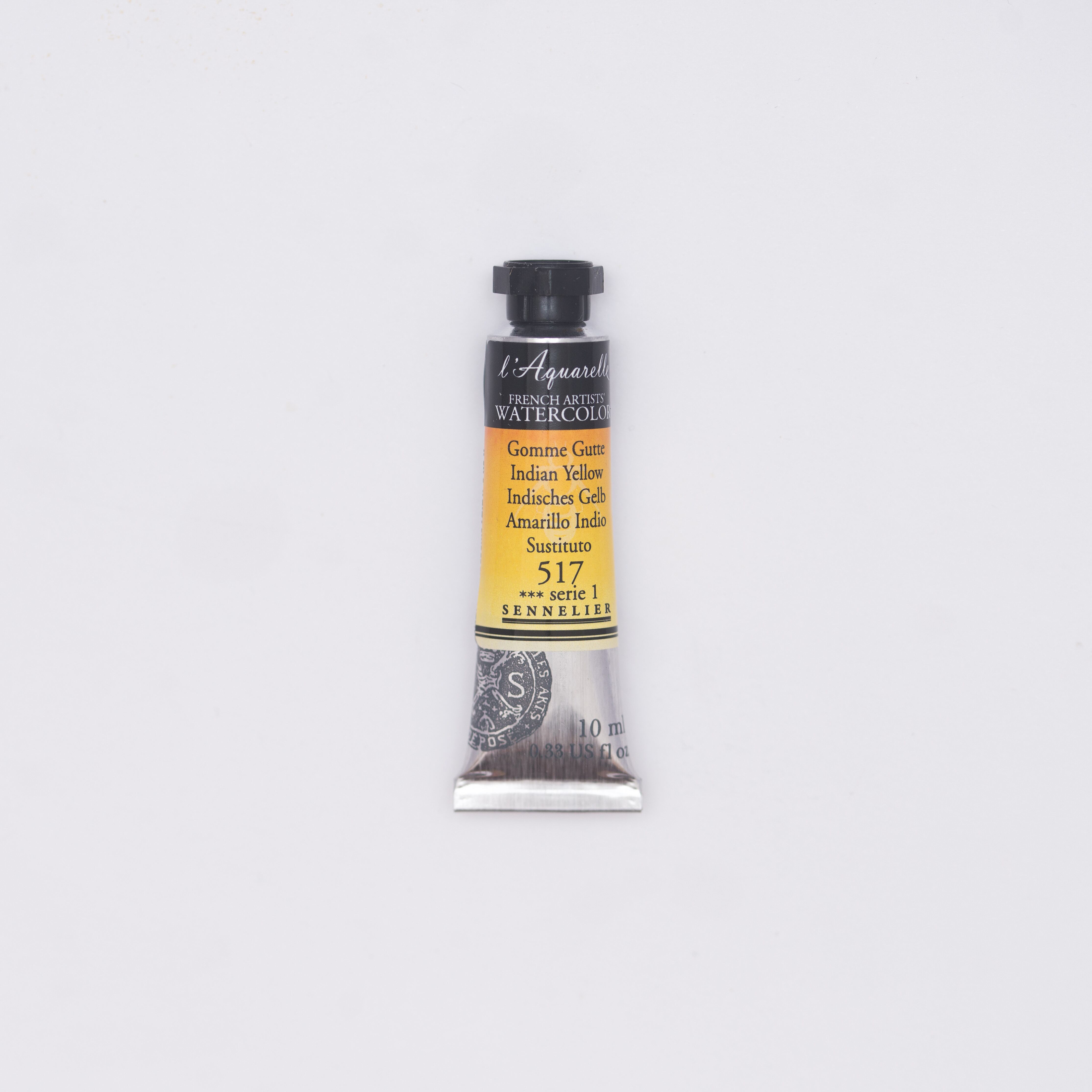 セヌリエWC 517 インディアンイエロー 透明水彩絵具 チューブ10ml S1