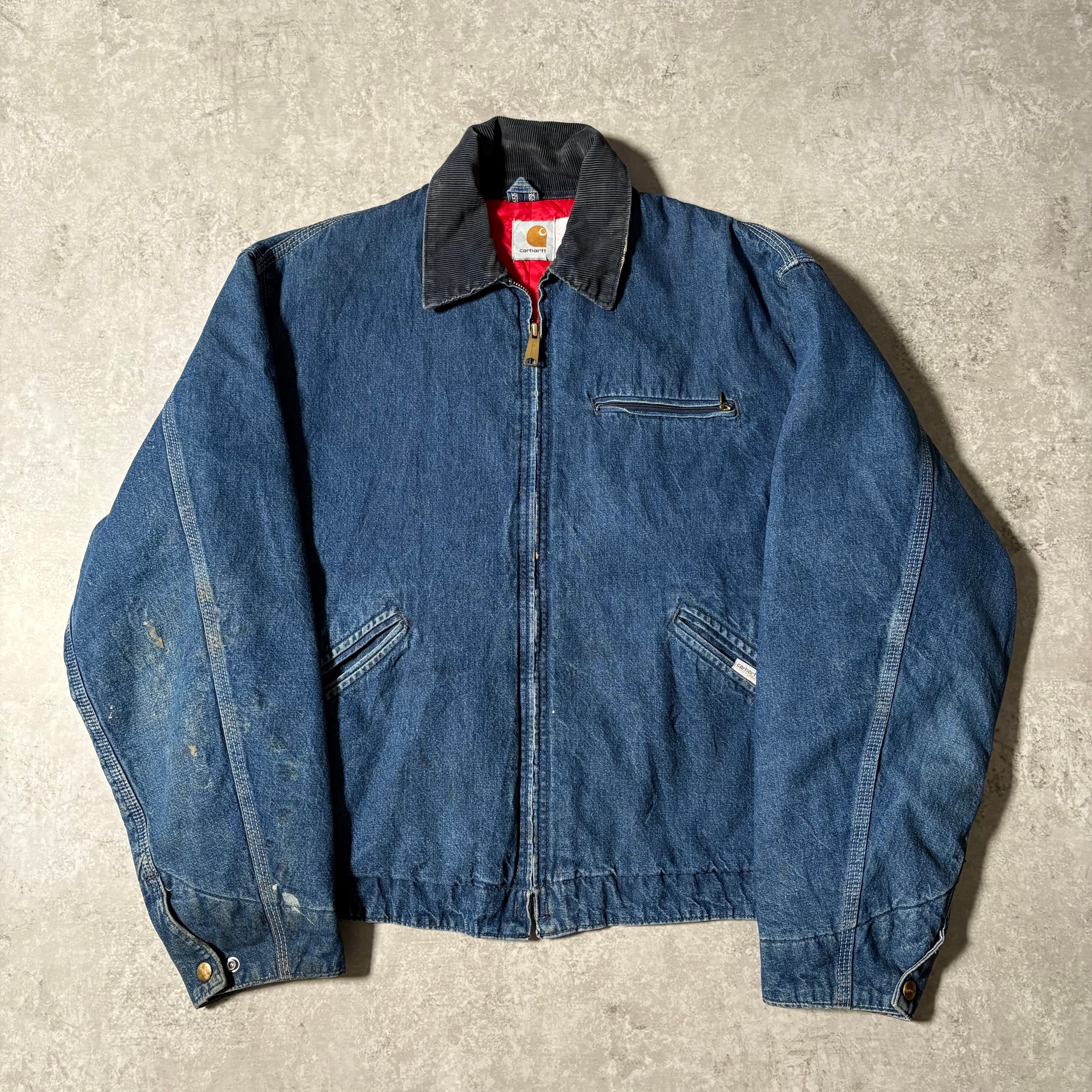 1980s "CARHARTT" Detroit Jacket "Denim"