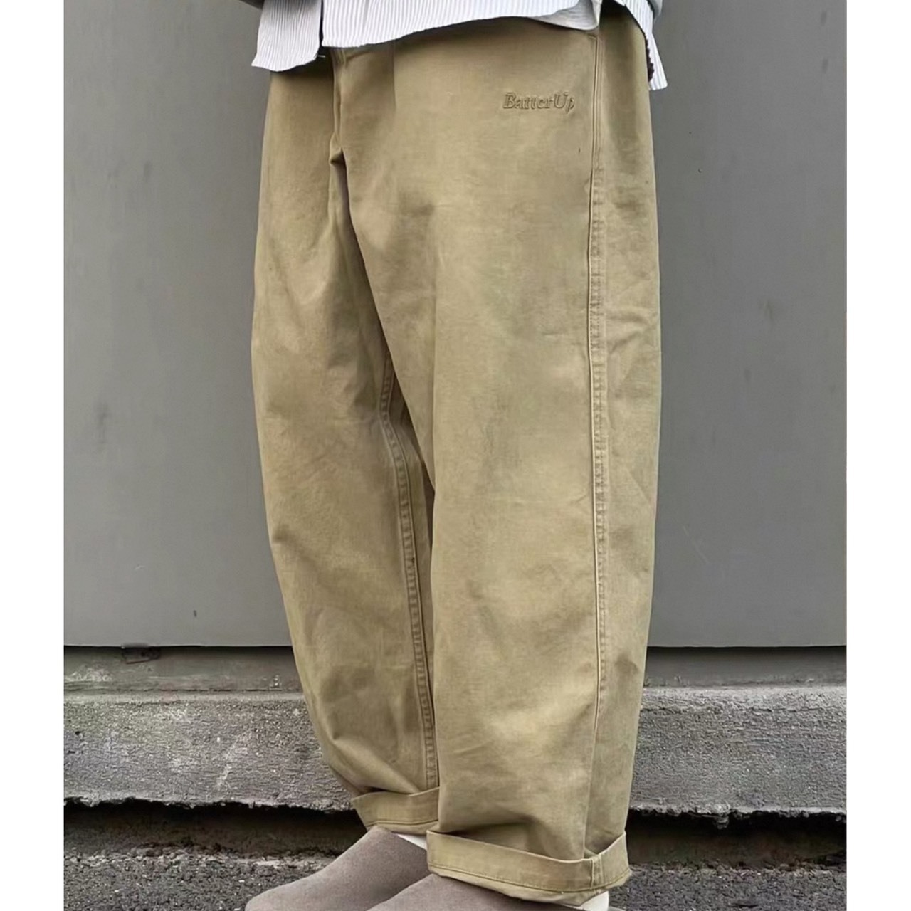 Wide tuck chino pants 1171 - 3