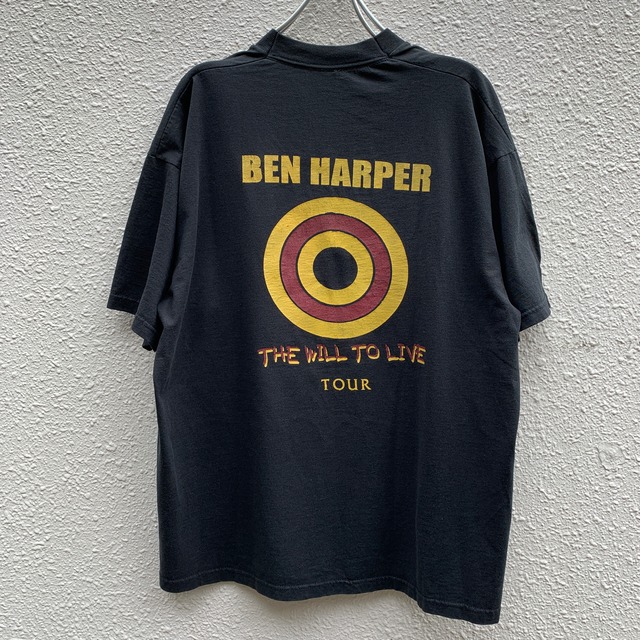 old BEN HARPER print T-shirt | ruruLi harajuku