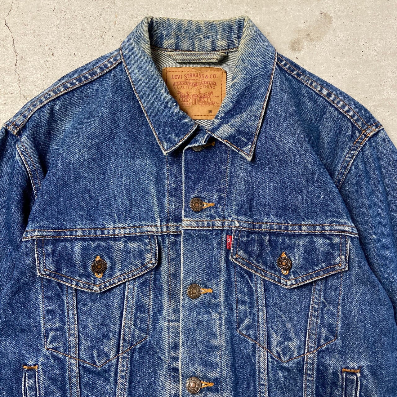 90年代 USA製 Levi's リーバイス 70506-0216 デニムジャケット メンズM