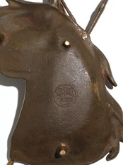 Horse Head Brass Tray