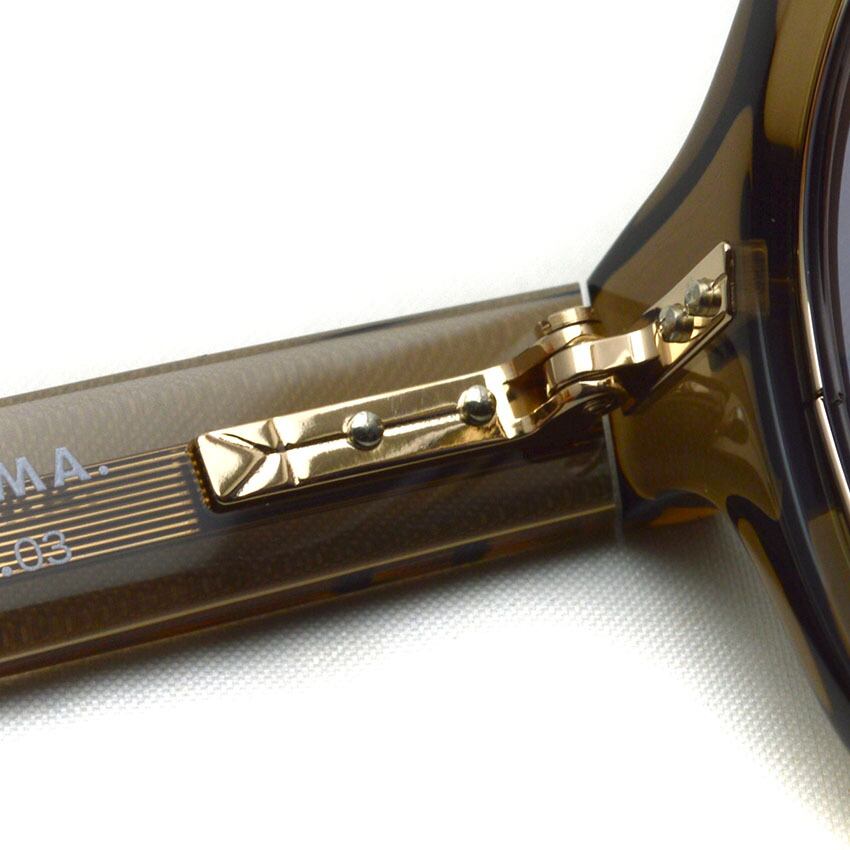 YUICHI TOYAMA / U-129 RS DFW / 03 Brown/White Gold クリアブラウン