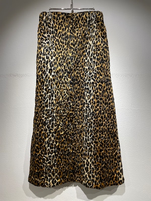 vintage quilting leopard skirt