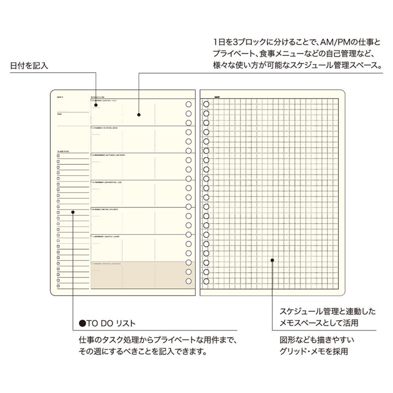 FLEX A5 ルーズリーフ タスクログ