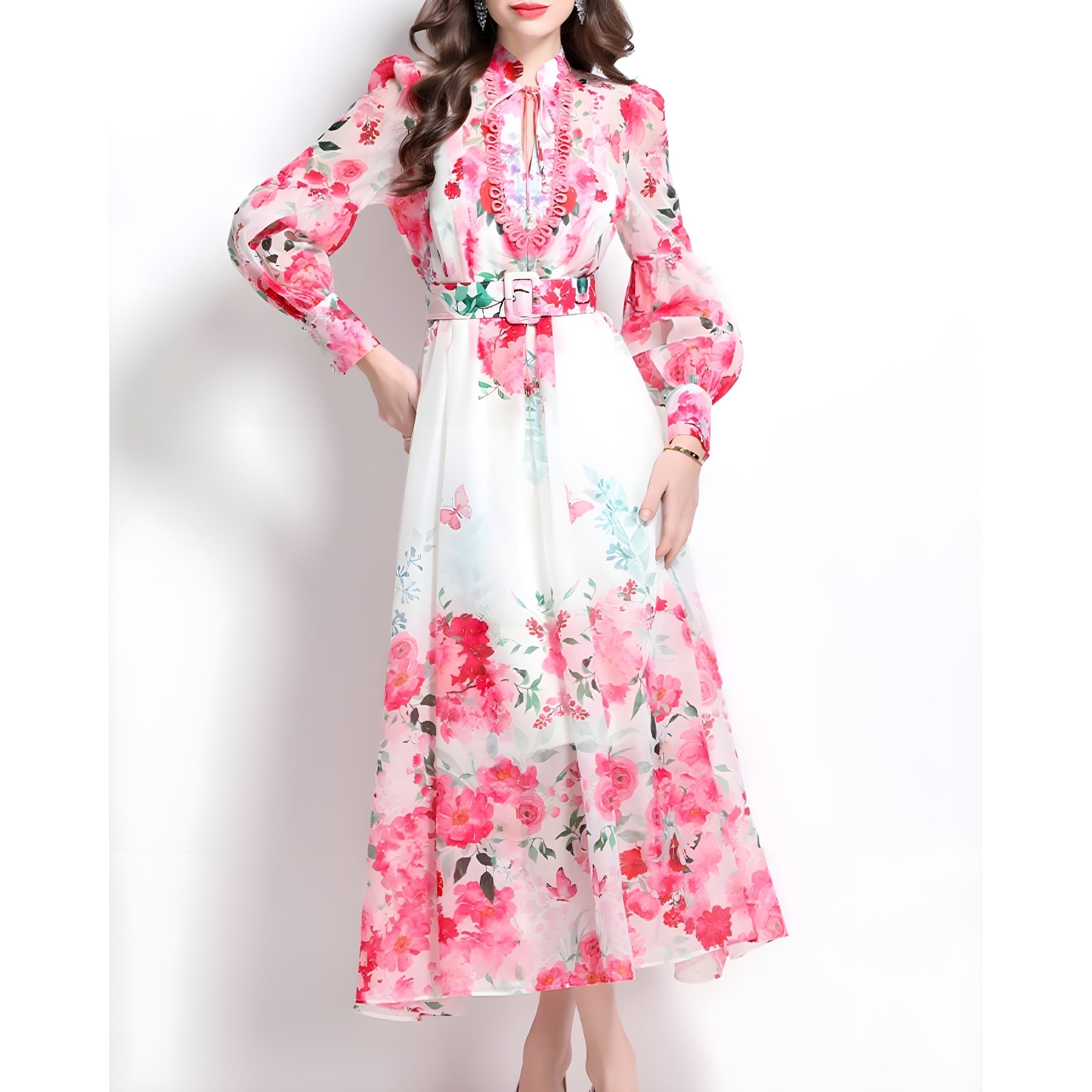 フローラルエクラワンピース L1680