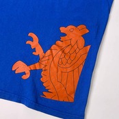 R.NEW BOLD アールニューボールド SOMERSET デザイン 半袖 Tシャツ L/ブルー メンズ