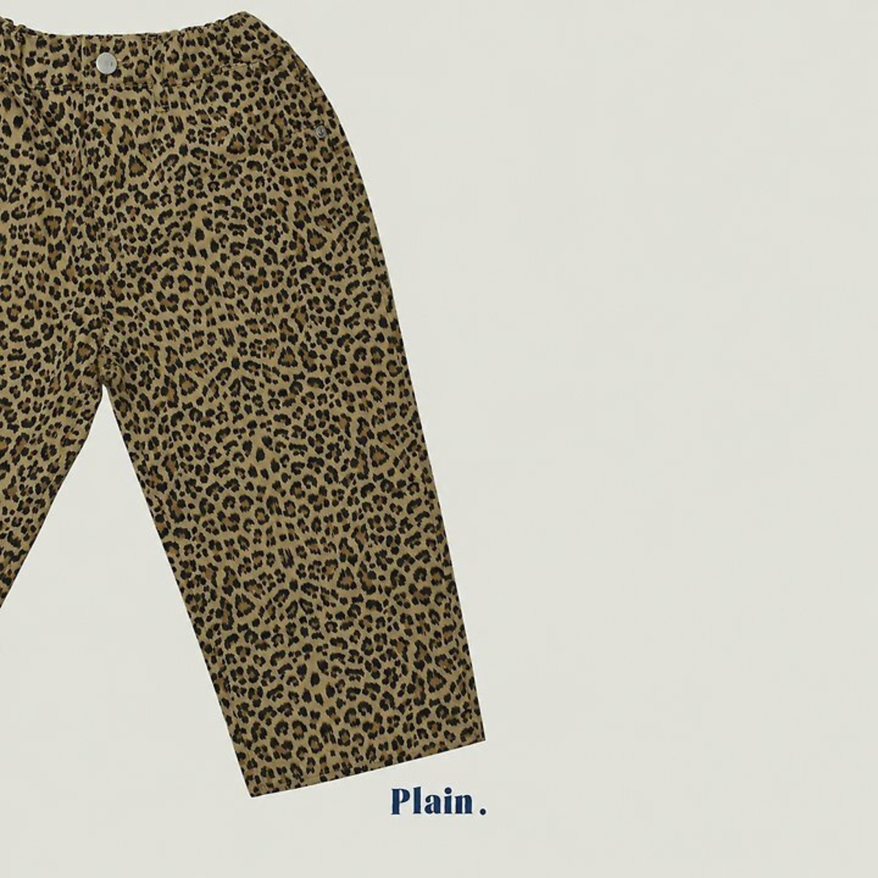 【取寄/韓国直送】Plain.ヒョウ柄パンツ｜韓国子供服｜26/AT