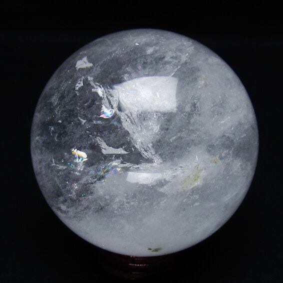 水晶 丸玉 72mm スフィア 置物 水晶玉 一点物 151-8863