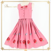 フォークダンス 衣装上下セット ピンク系 AURORA ベスト スカート 刺繍 花 花柄 カラフル 赤 青 緑 黄 淡い かわいい チロリアン チロルスカート カントリー トップス ダンス衣装 イベント レッスン レッド系 ブルー系 グリーン系 イエロー系