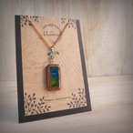 陶器ネックレス  みずたまりno.12 小窓