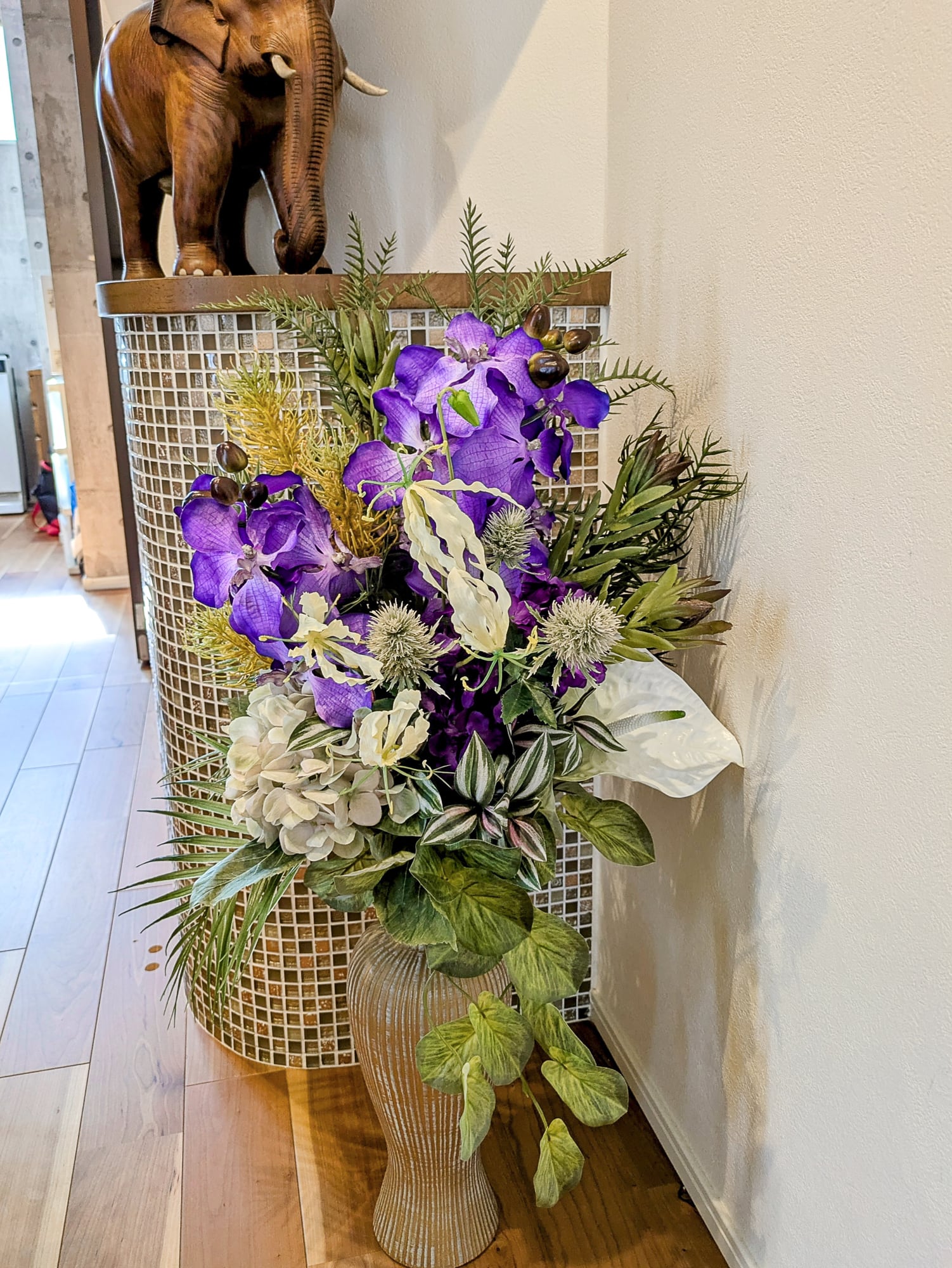 ゴージャス 造花 インテリア