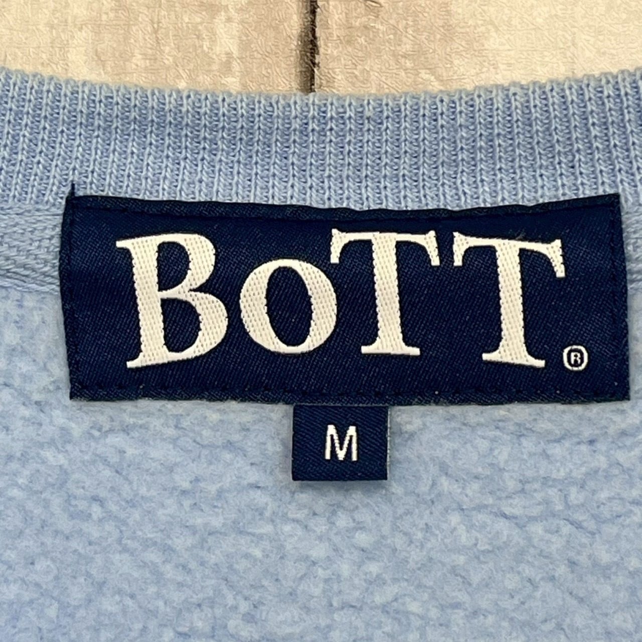 BoTT ボット スウェット トレーナー M センターロゴ 刺繍ロゴ | 古着屋