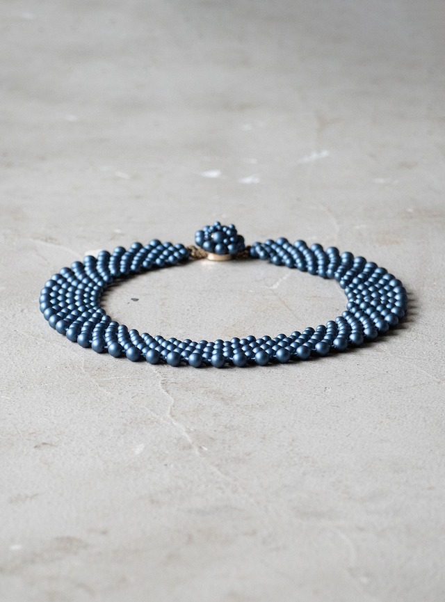 unknown 1970s False collar beads necklace