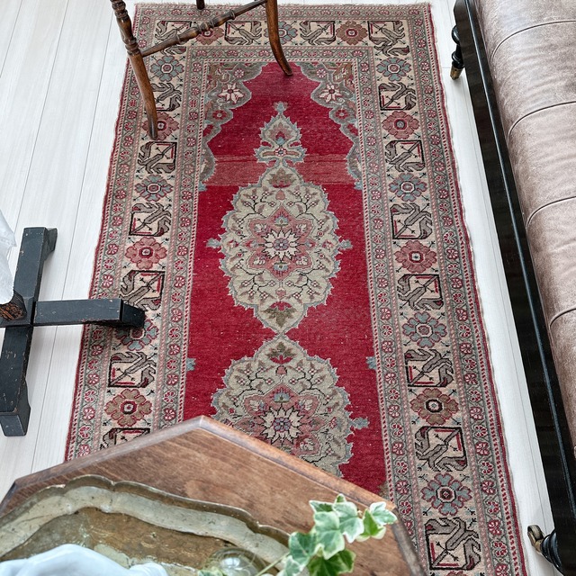 トルコ ヴィンテージラグ TR038 | カイセリ | 92cm × 202cm