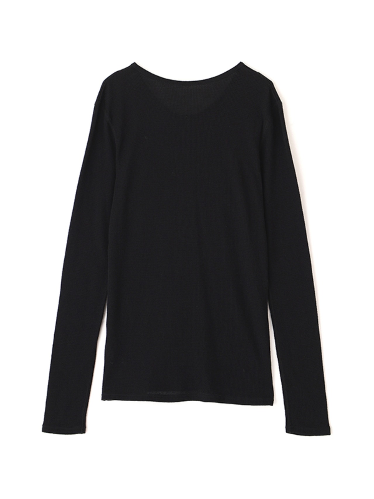 ETRE TOKYO シアーワッフルヘンリーネックプルオーバー