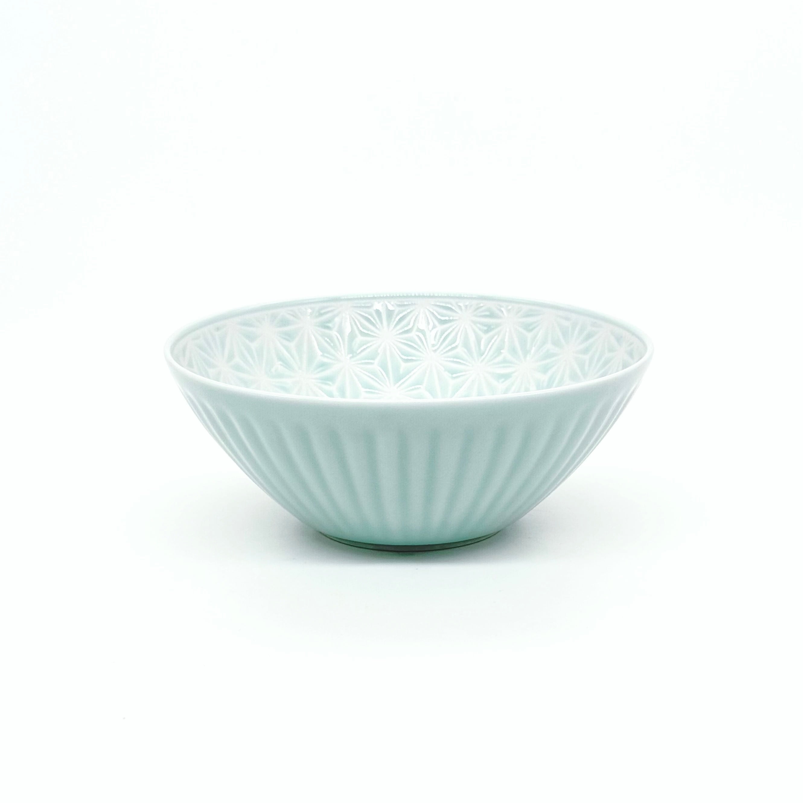 SALE】麻の葉 ブルー ボウルM (限定価格) | 24to3［西富陶磁器