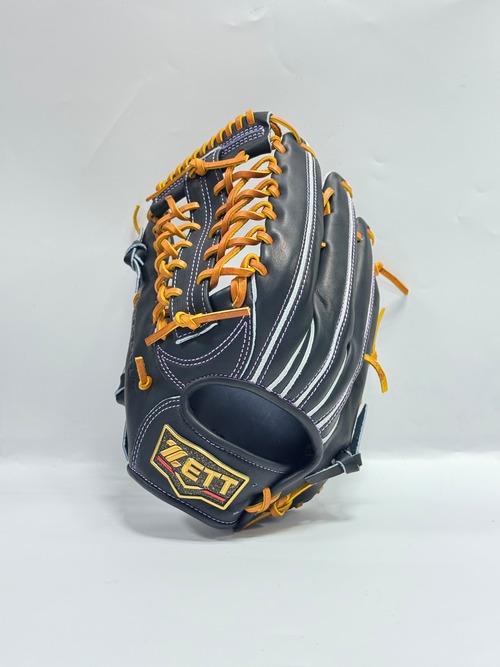 ZETT PROSTATUSｰゼットプロステイタス　michii supreme order 硬式グローブ　ゼットミチイオリジナルグラブ　左投げ用　277型　佐野モデル　ナイトブラック×ライトパープル　82 画像