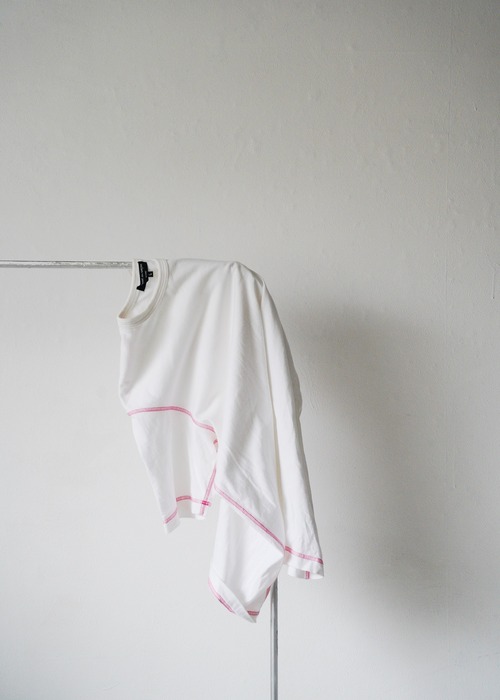 COMME des GARÇONS HOMME 20SS stitched cotton t-shirt