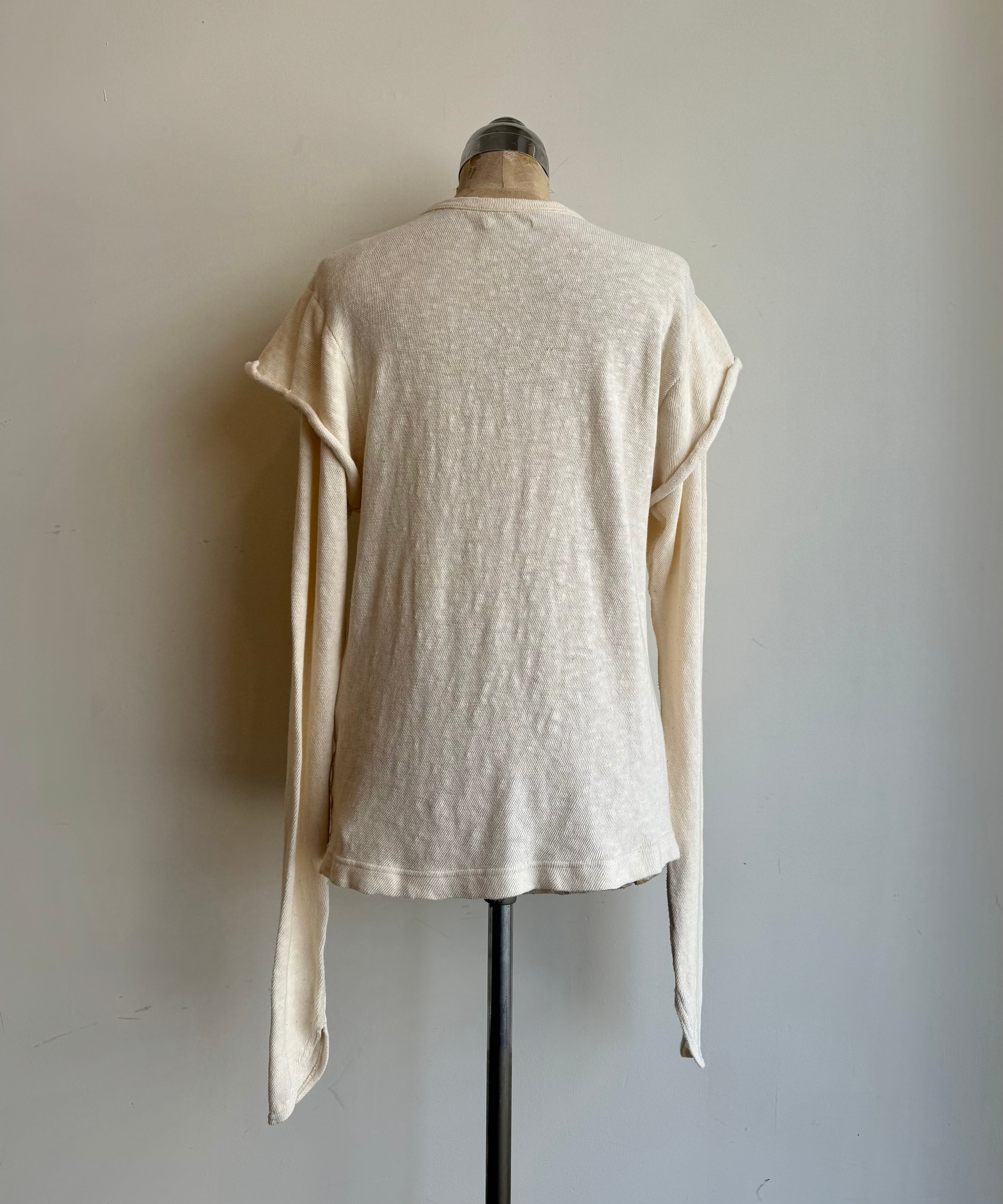 FUMIKA_UCHIDA / FU-U-CS002 GAUZE JERSEY DOUBLE SLEEVE TOP FUMIKA_UCHIDA / FU-U-CS002 GAUZE JERSEY DOUBLE SLEEVE TOP