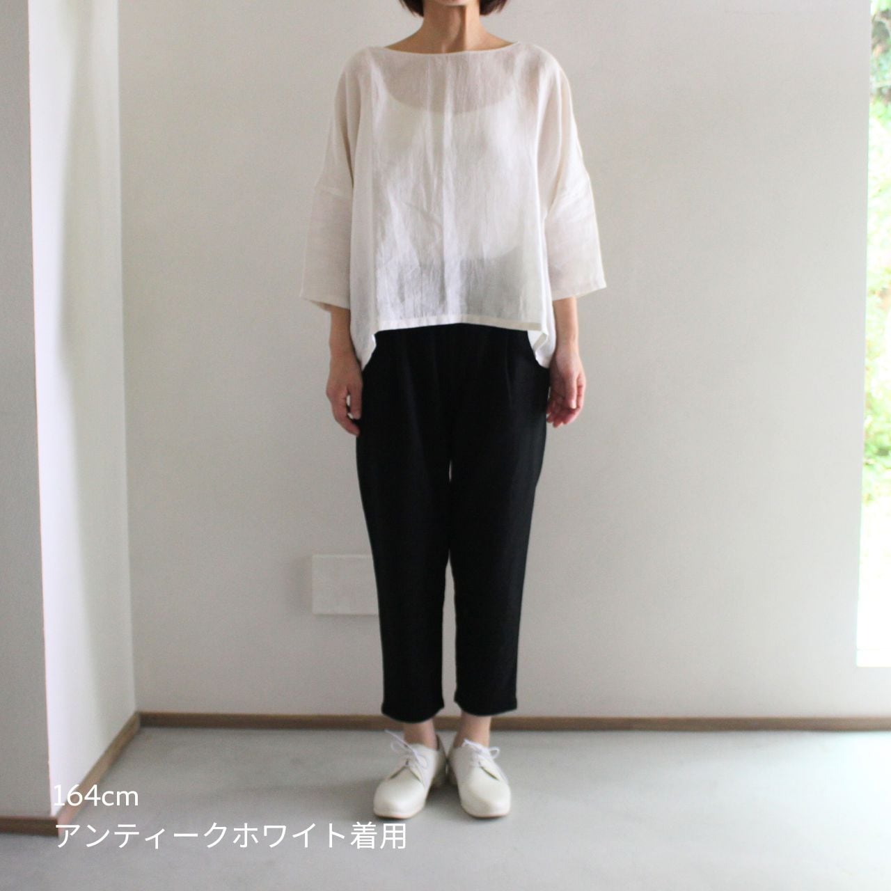linen pullover リネンプルオーバー evam eva | 日々花［ Hibika