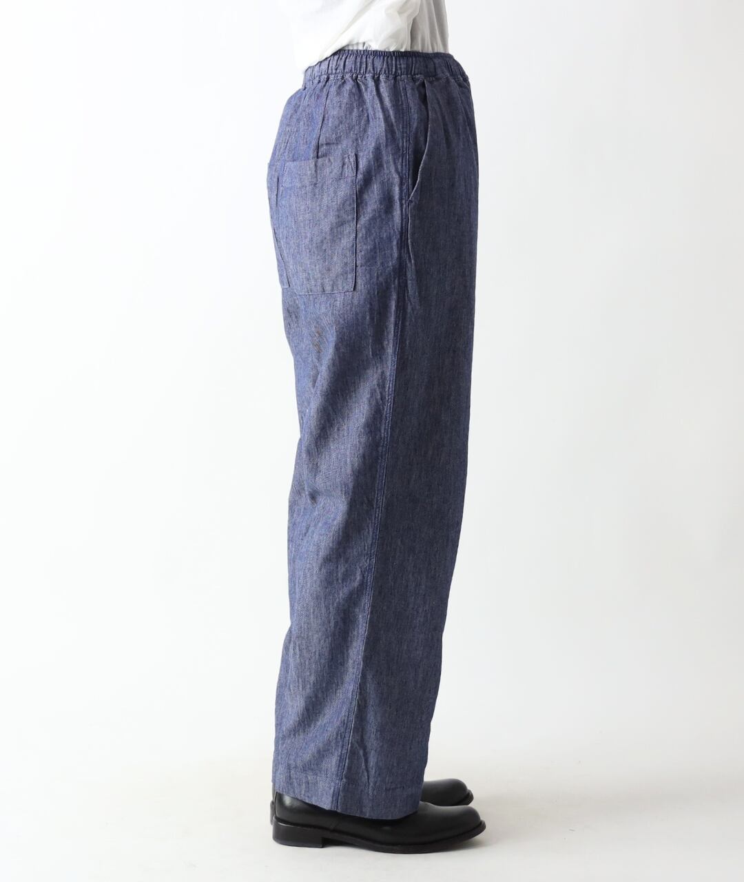 SO/コットンリネンスラブツイル ギャザーストレートパンツ | ROOM