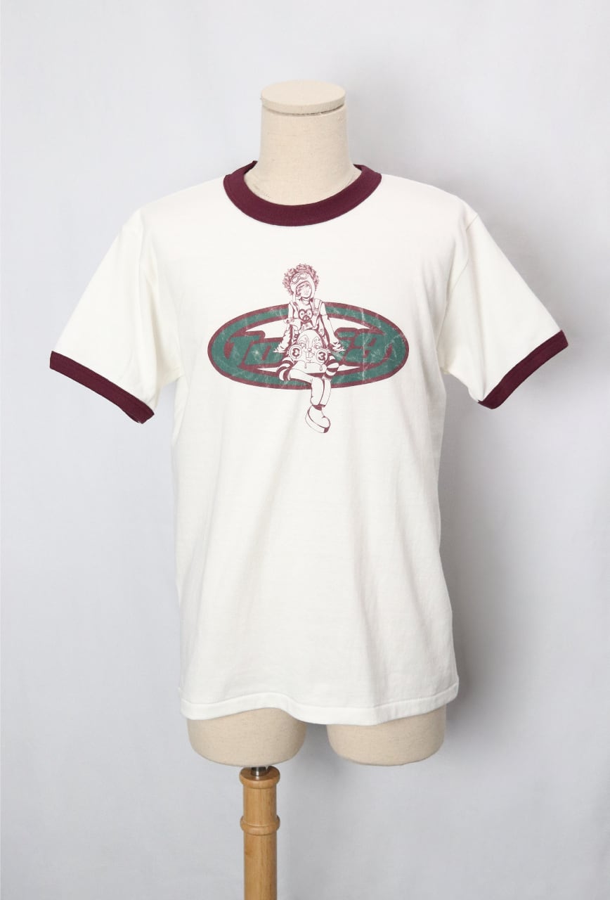 Logo Girl ringer T-shirt (ロゴ ガール リンガー ティーシャツ
