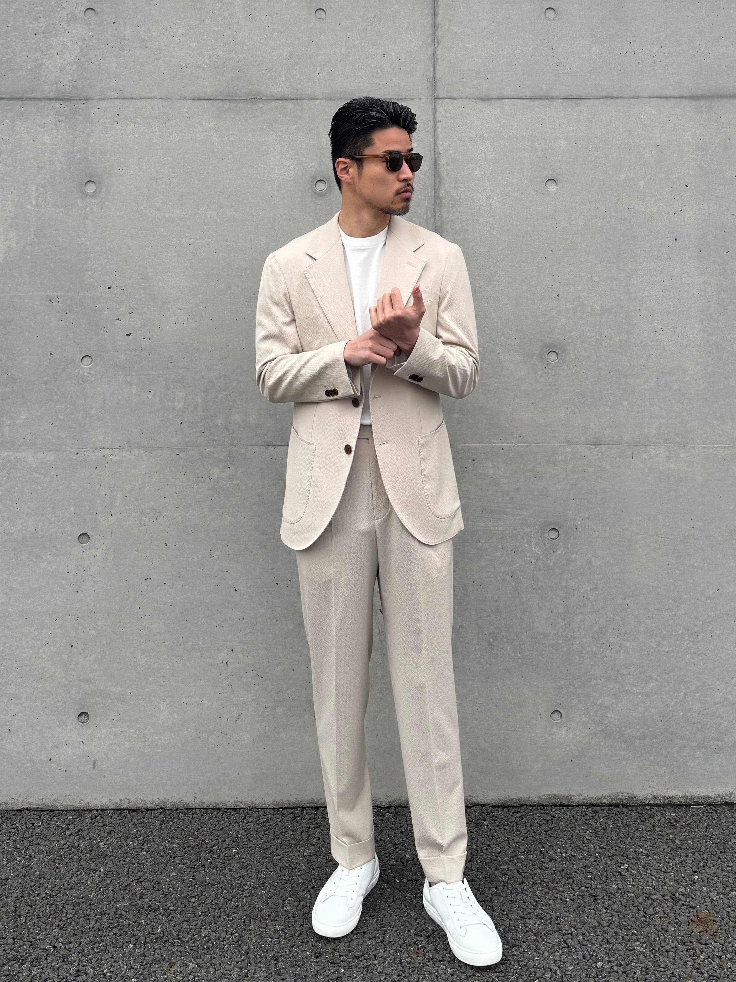 edificeエディフィス　セットアップ シアサッカー スーツ シアサッカーセットアップ | Wide Range